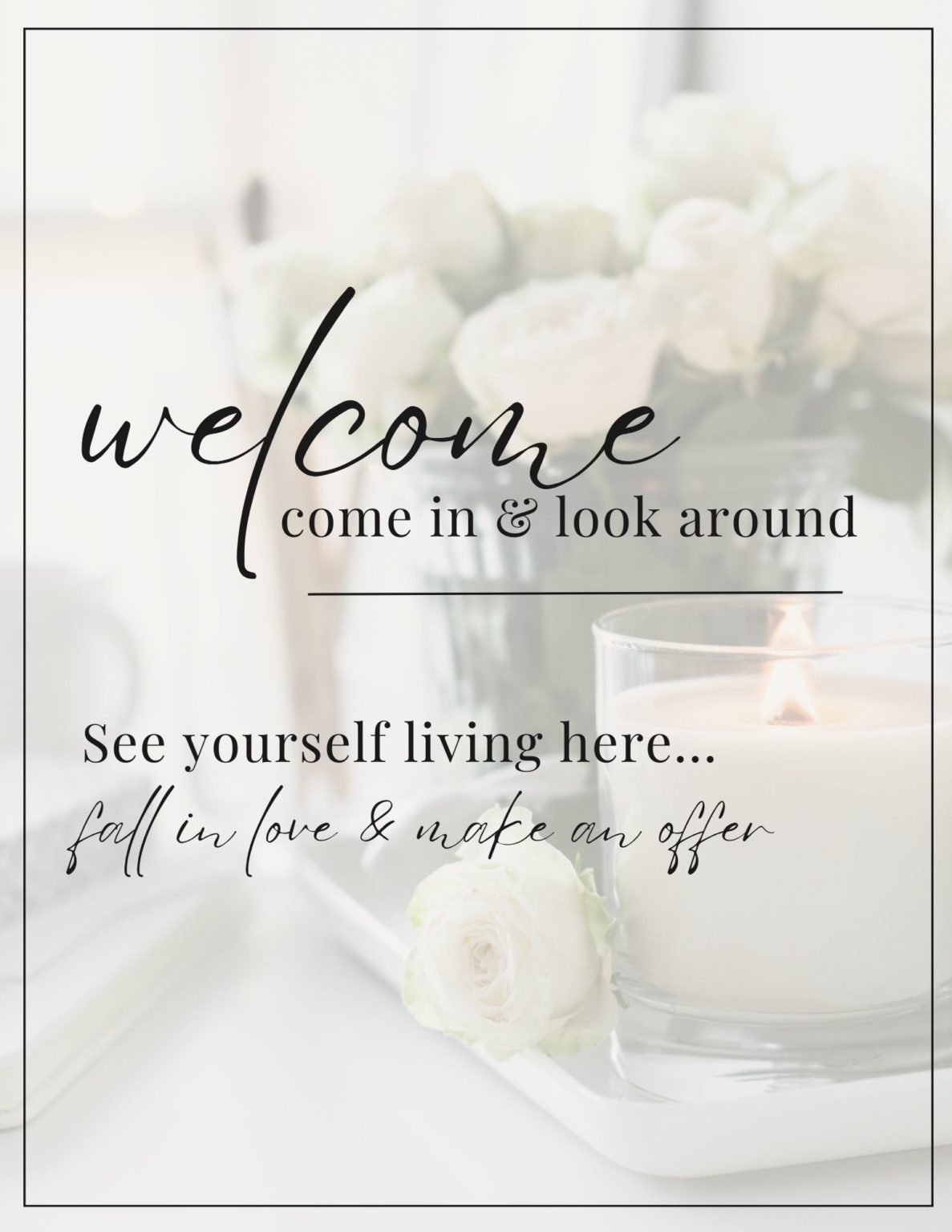 Welcome - Beige