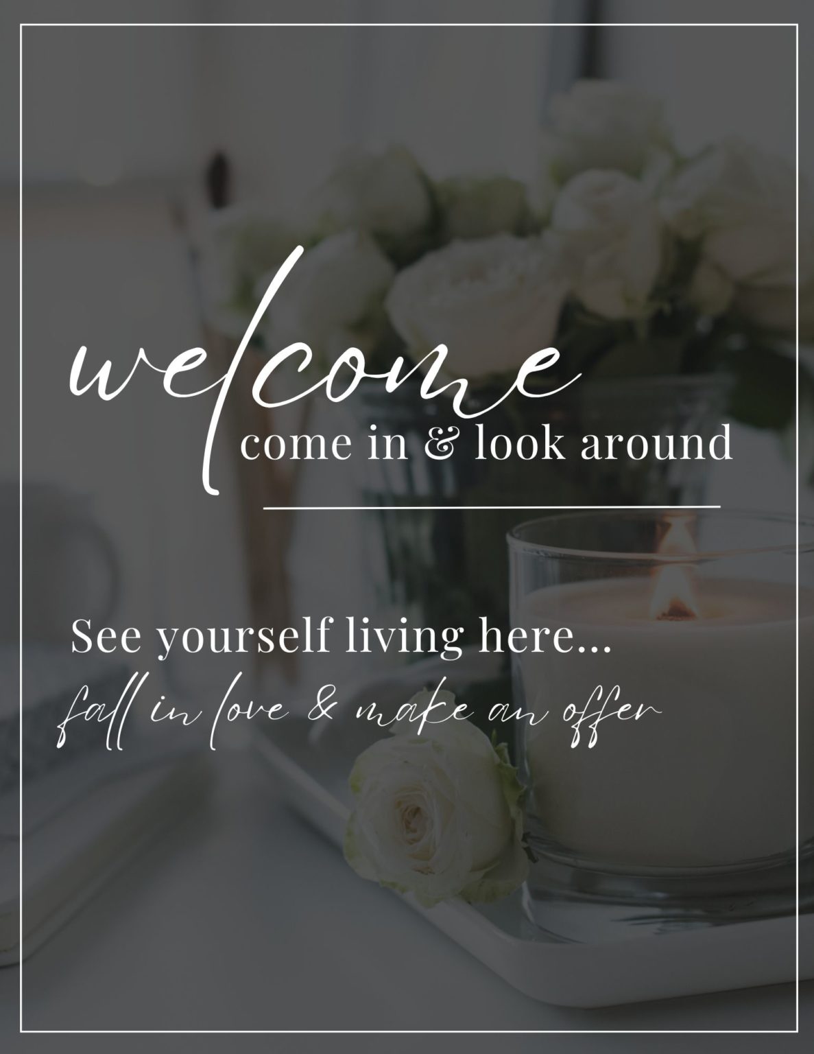 Welcome - Black