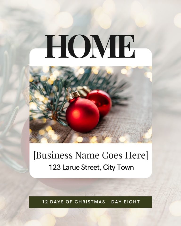 DAY EIGHT - Local Home Decor Shop