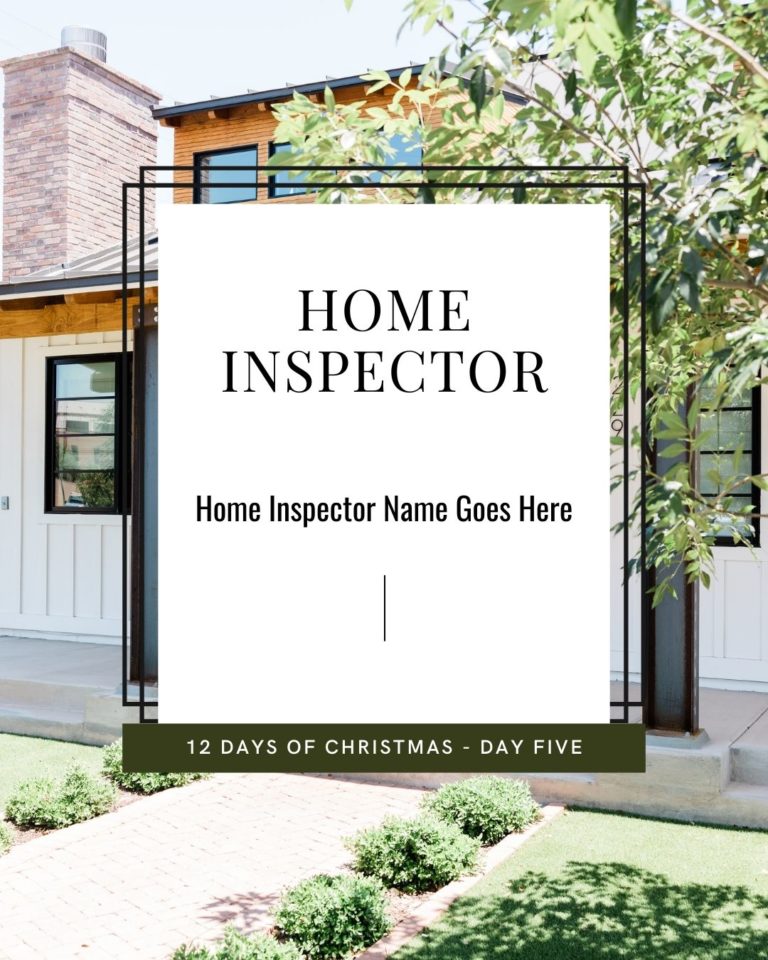DAY FIVE - Local Home Inspector