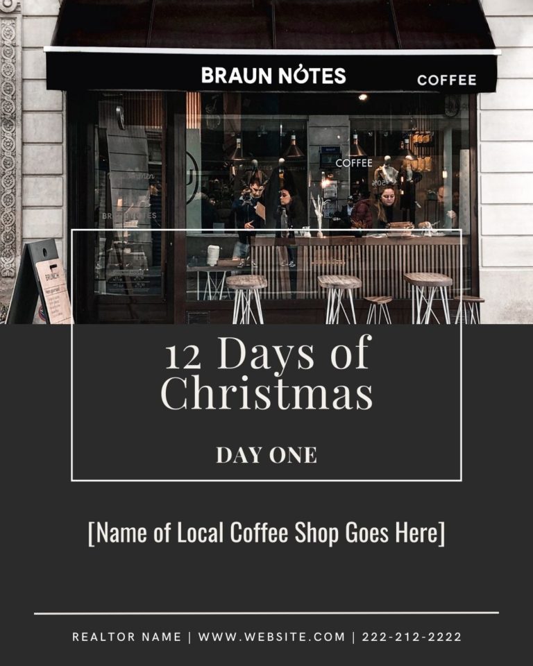 DAY ONE - Local Coffee Shop